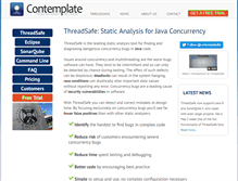 Tablet Screenshot of contemplateltd.com